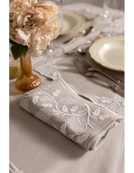 Nappe Quercia en lin anti-taches