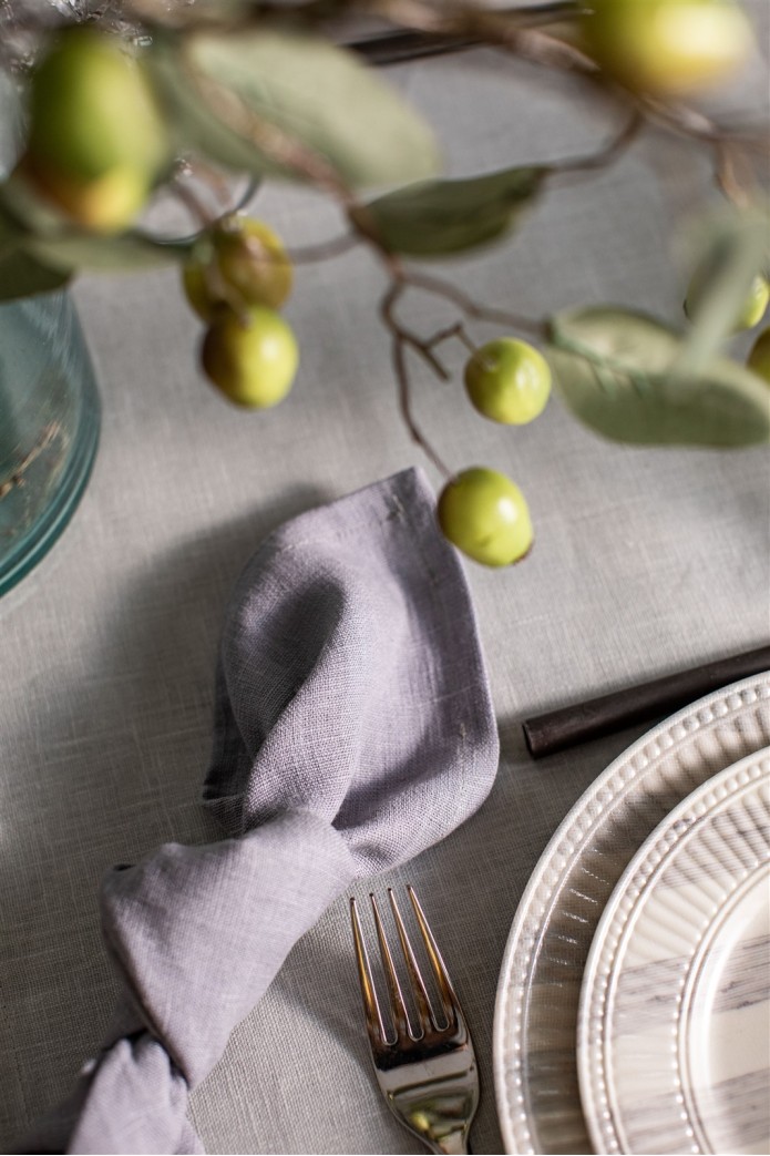 Serviette de table en pur lin 2