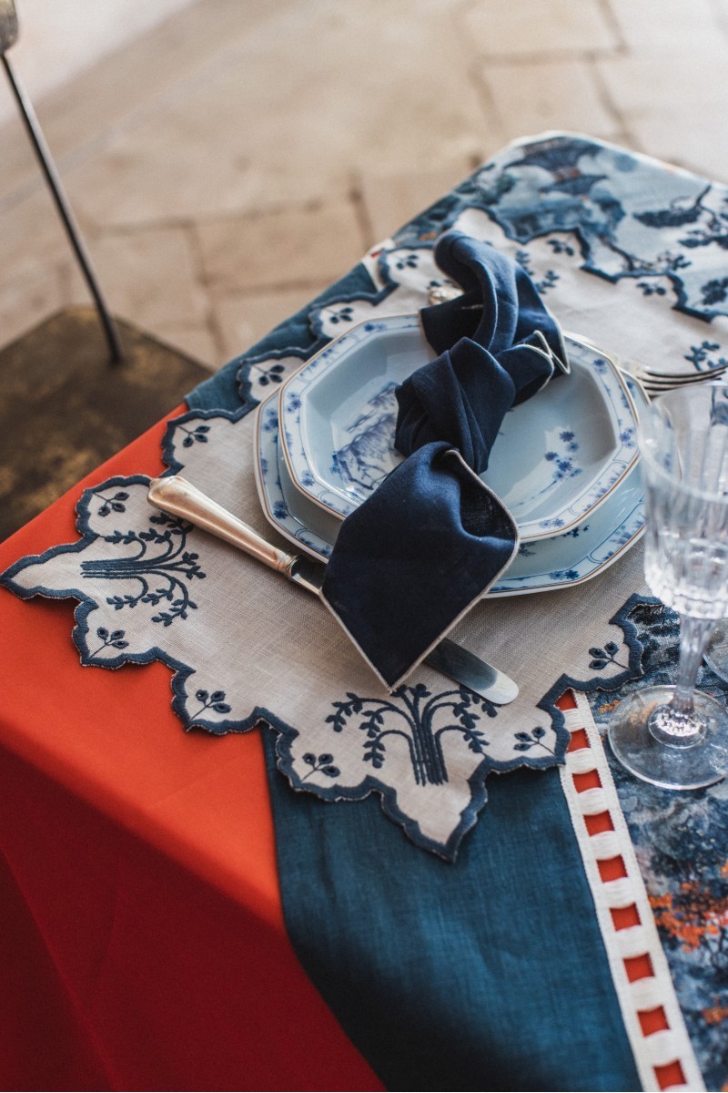 Serviette en lin Filo