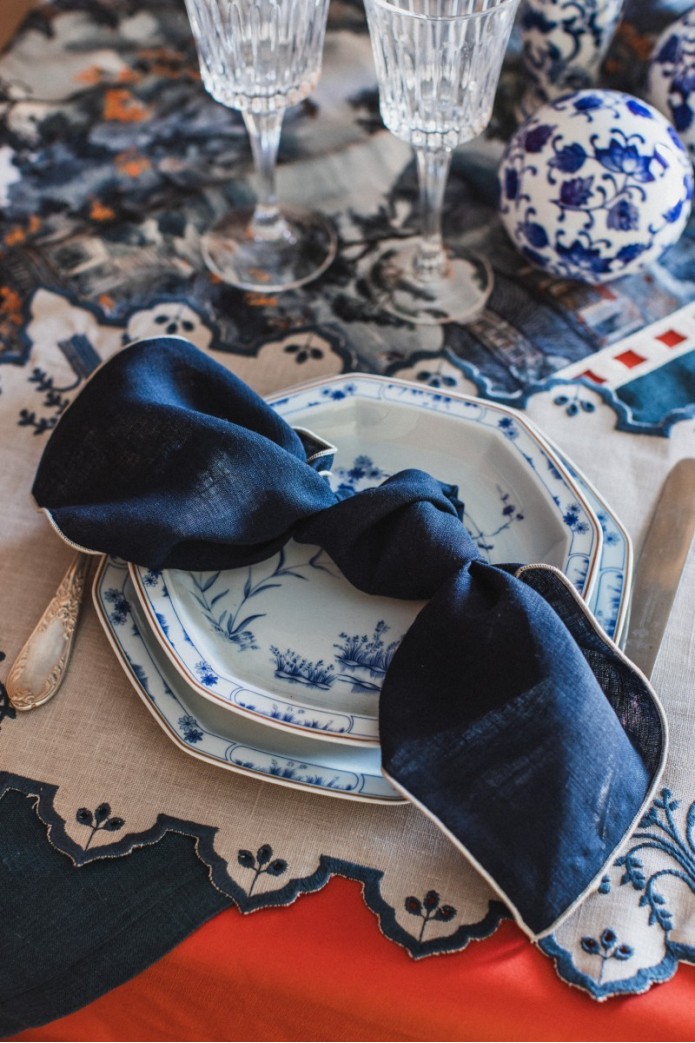 Serviette en lin Filo