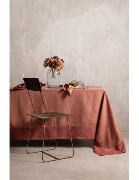 Nappe en lin Bauhaus enduit