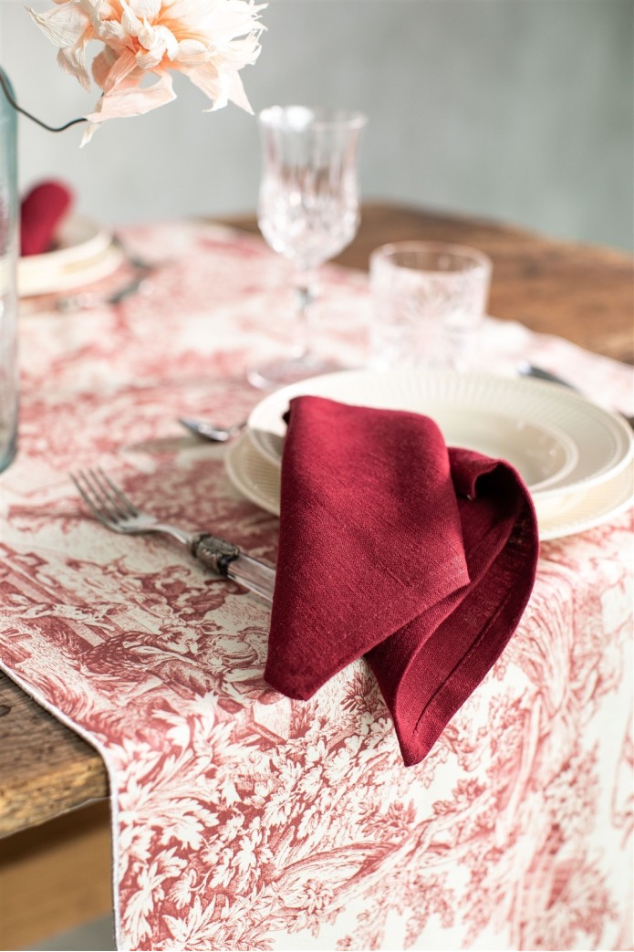 Serviette de table en pur lin 2