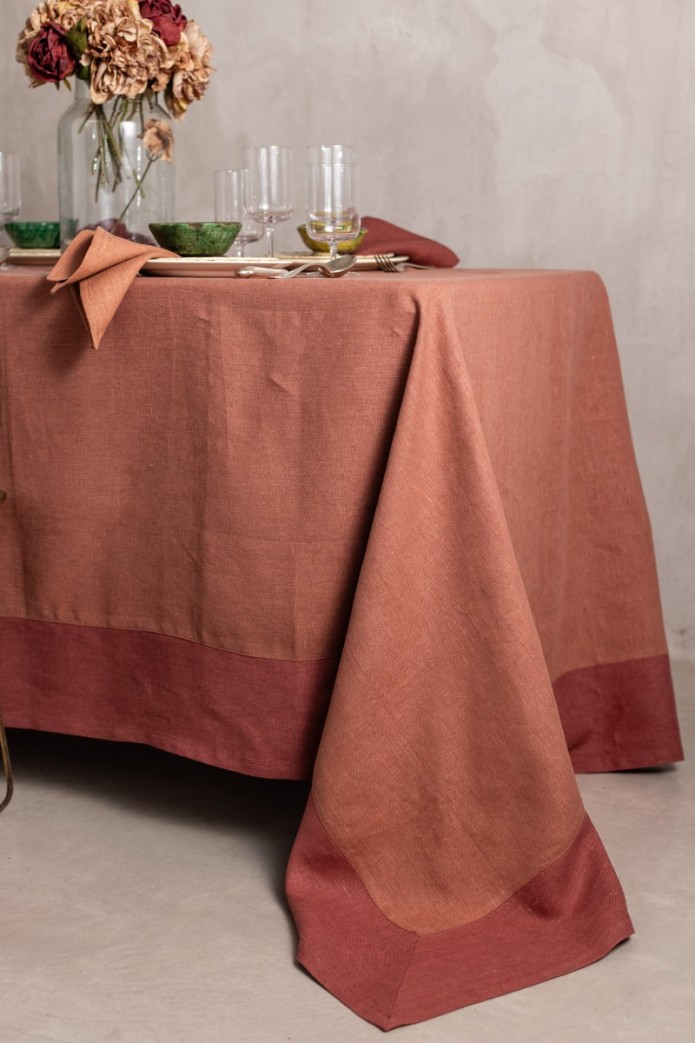 Nappe en lin Bauhaus enduit 2