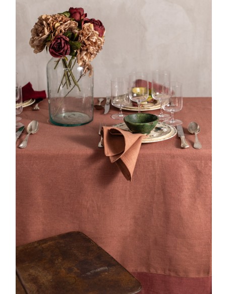 Nappe en lin Bauhaus enduit