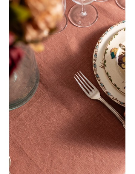 Nappe en lin Bauhaus enduit