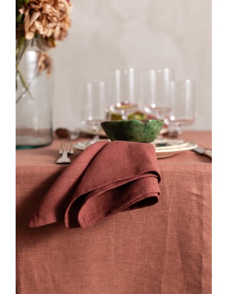 Nappe en lin Bauhaus enduit