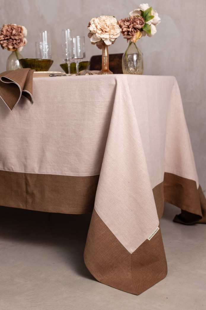 Nappe en lin Bauhaus  2