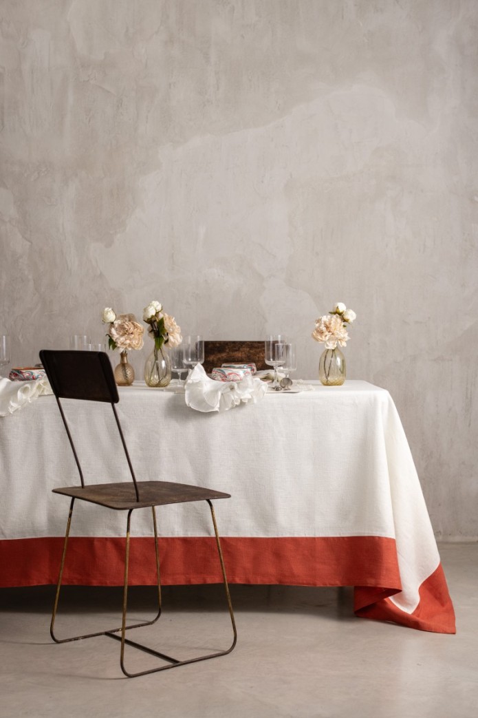 Nappe en lin Bauhaus 