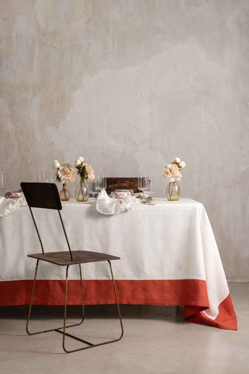 Nappe en lin Bauhaus 