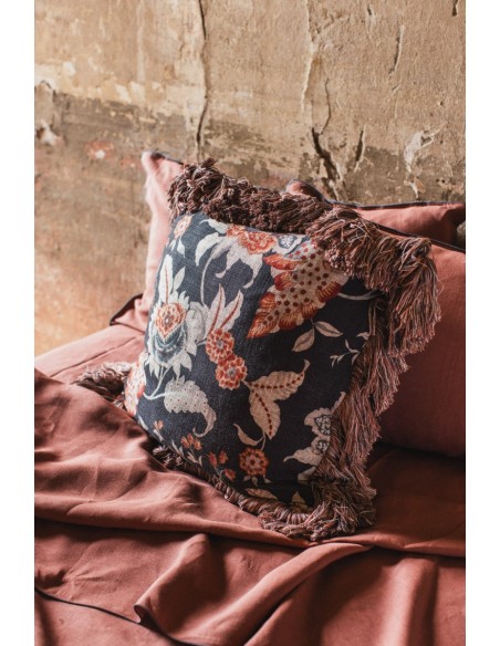 Taie d'oreiller en lin viscose Ludo