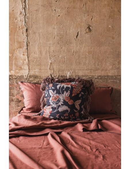 Taie d'oreiller en lin viscose Ludo