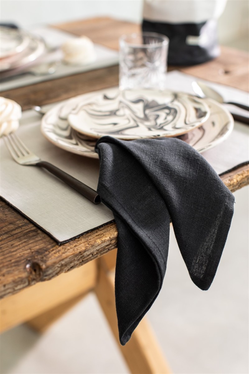 Serviette de table en pur lin