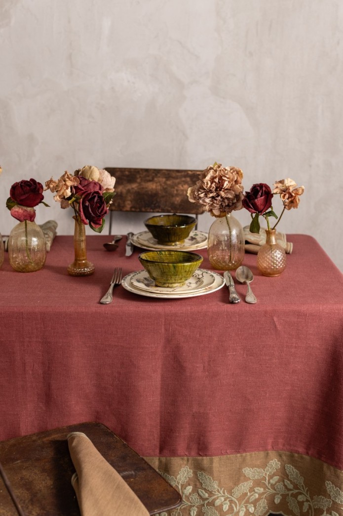 Nappe Quercia en lin anti-taches 2