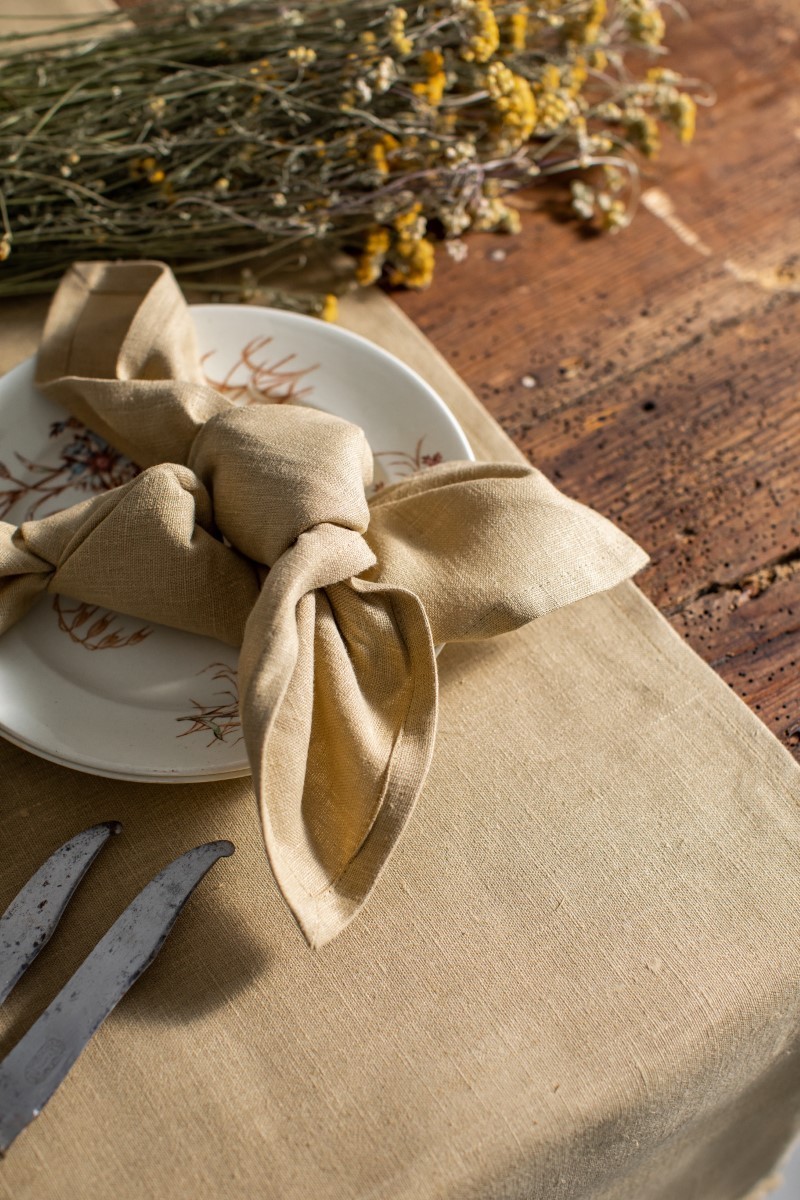 Serviette de table en pur lin