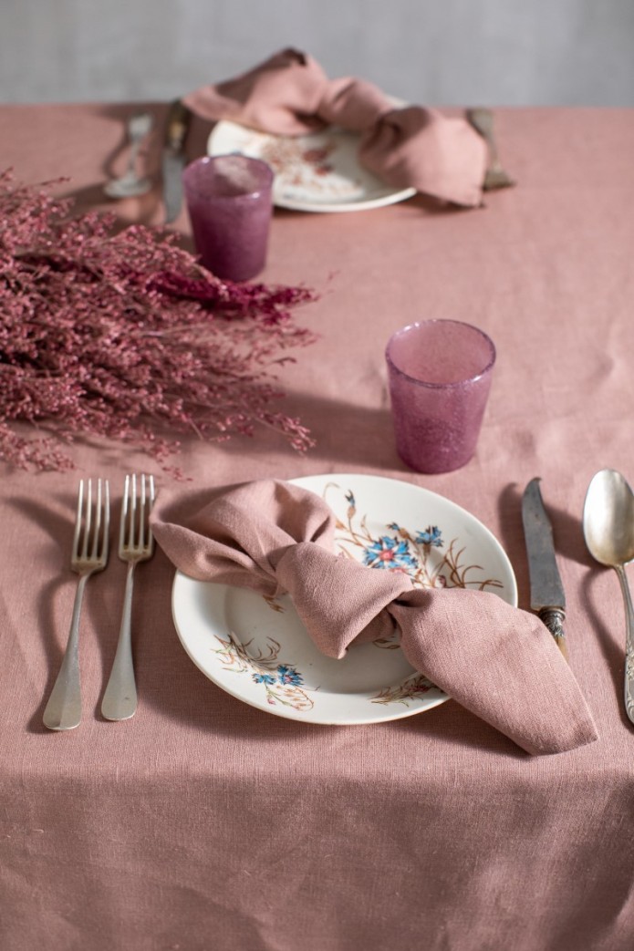 Serviette de table en pur lin 2