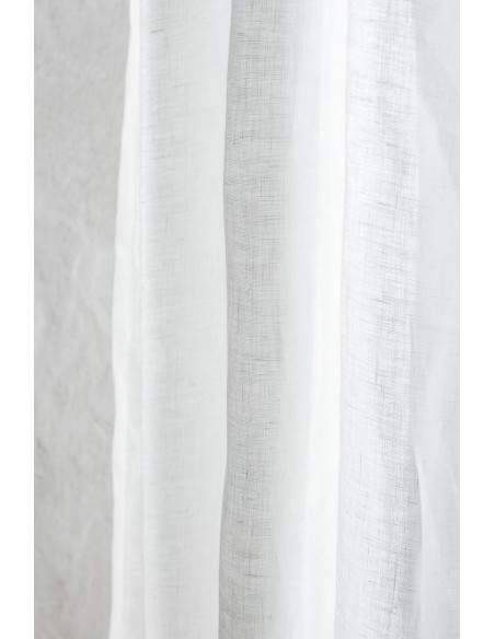 Rideau de gaze en pur lin