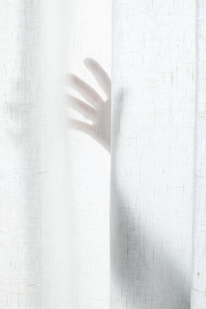 Rideau de gaze en pur lin