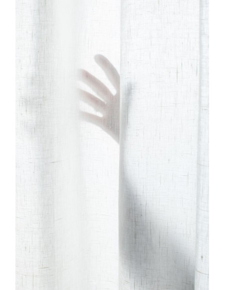 Rideau de gaze en pur lin