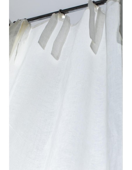 Rideau de gaze en pur lin