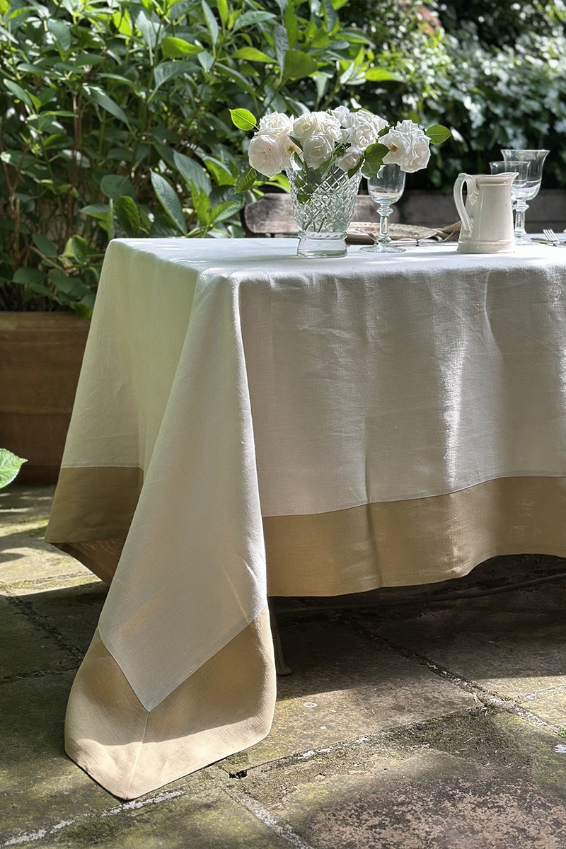 Nappe en lin Bauhaus 