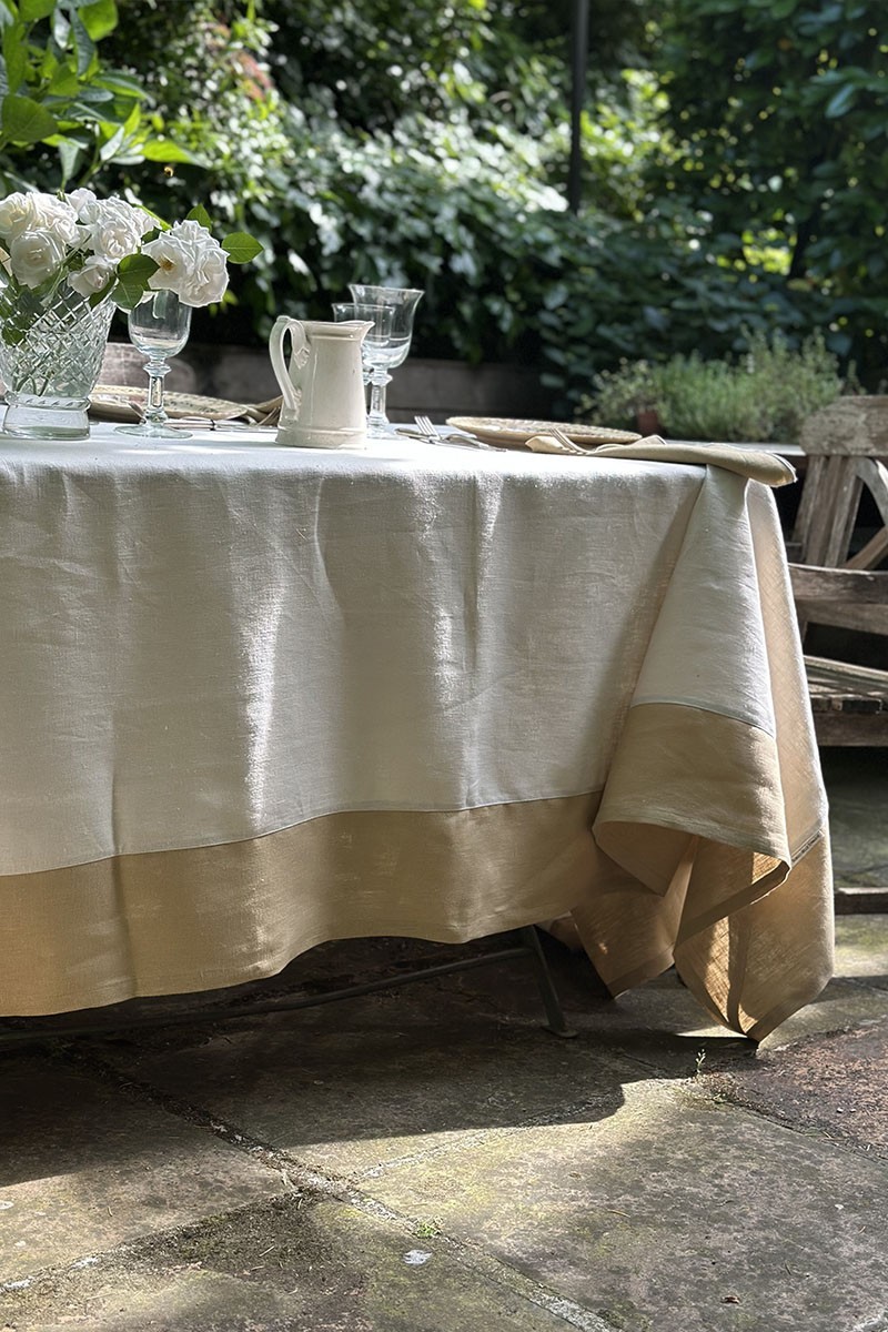 Nappe en lin Bauhaus 