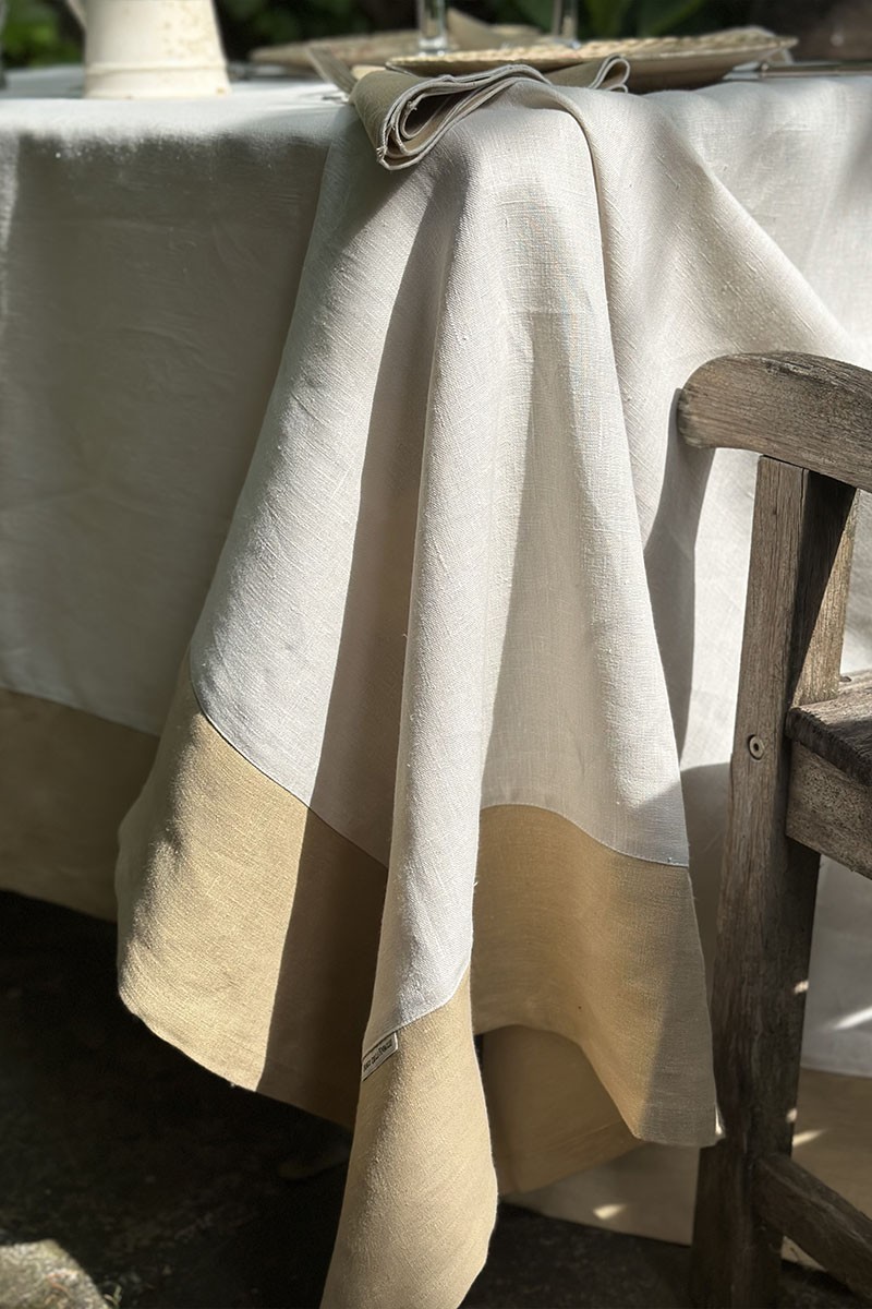 Nappe en lin Bauhaus 