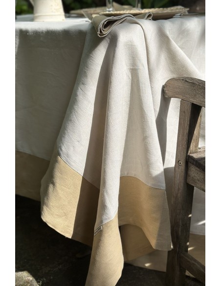 Nappe en lin Bauhaus 