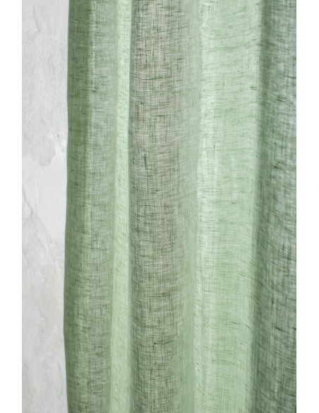 Rideau de gaze en pur lin