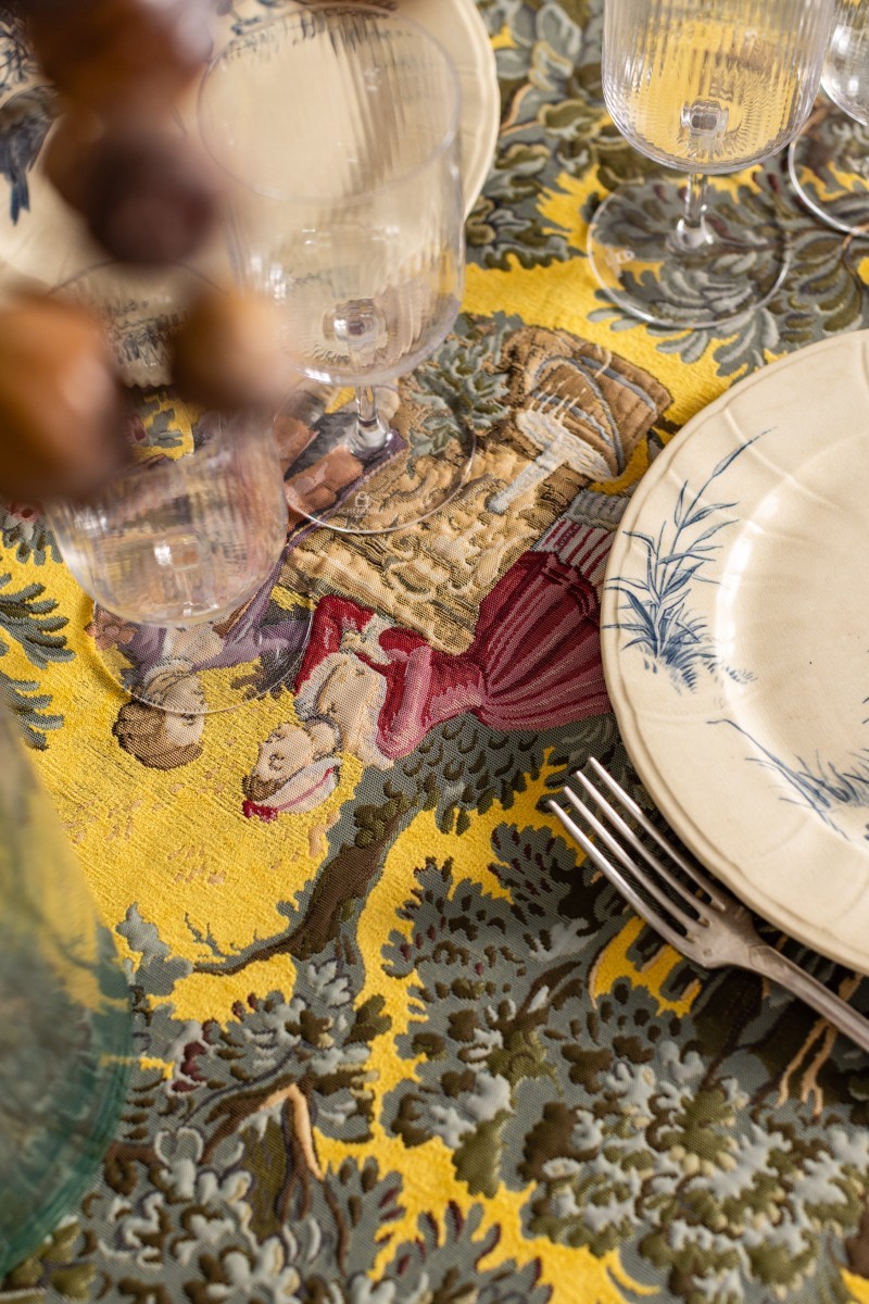 Chemin de table Frange