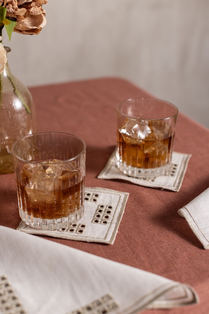 Lot de 6 sous-verres Erica