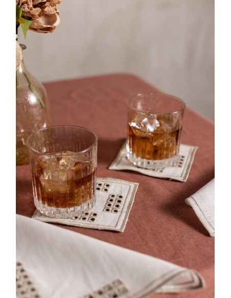 Lot de 6 sous-verres Erica