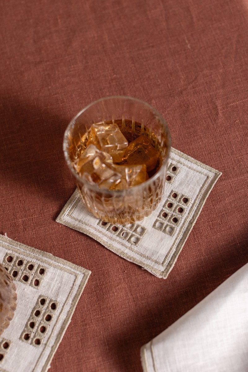 Lot de 6 sous-verres Erica