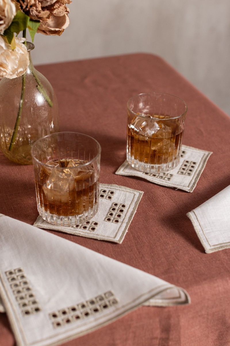 Lot de 6 sous-verres Erica