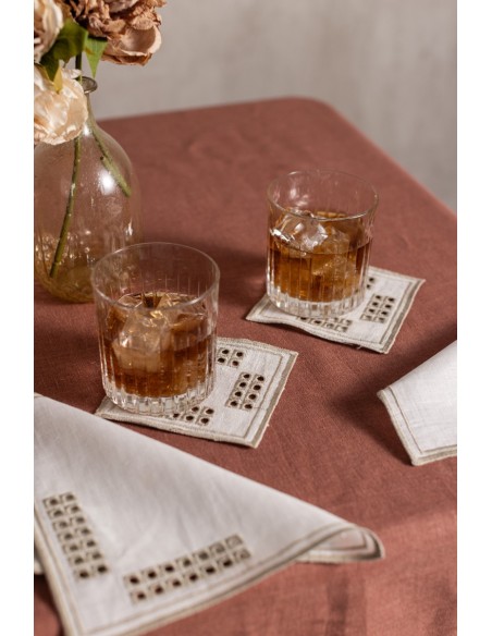 Lot de 6 sous-verres Erica