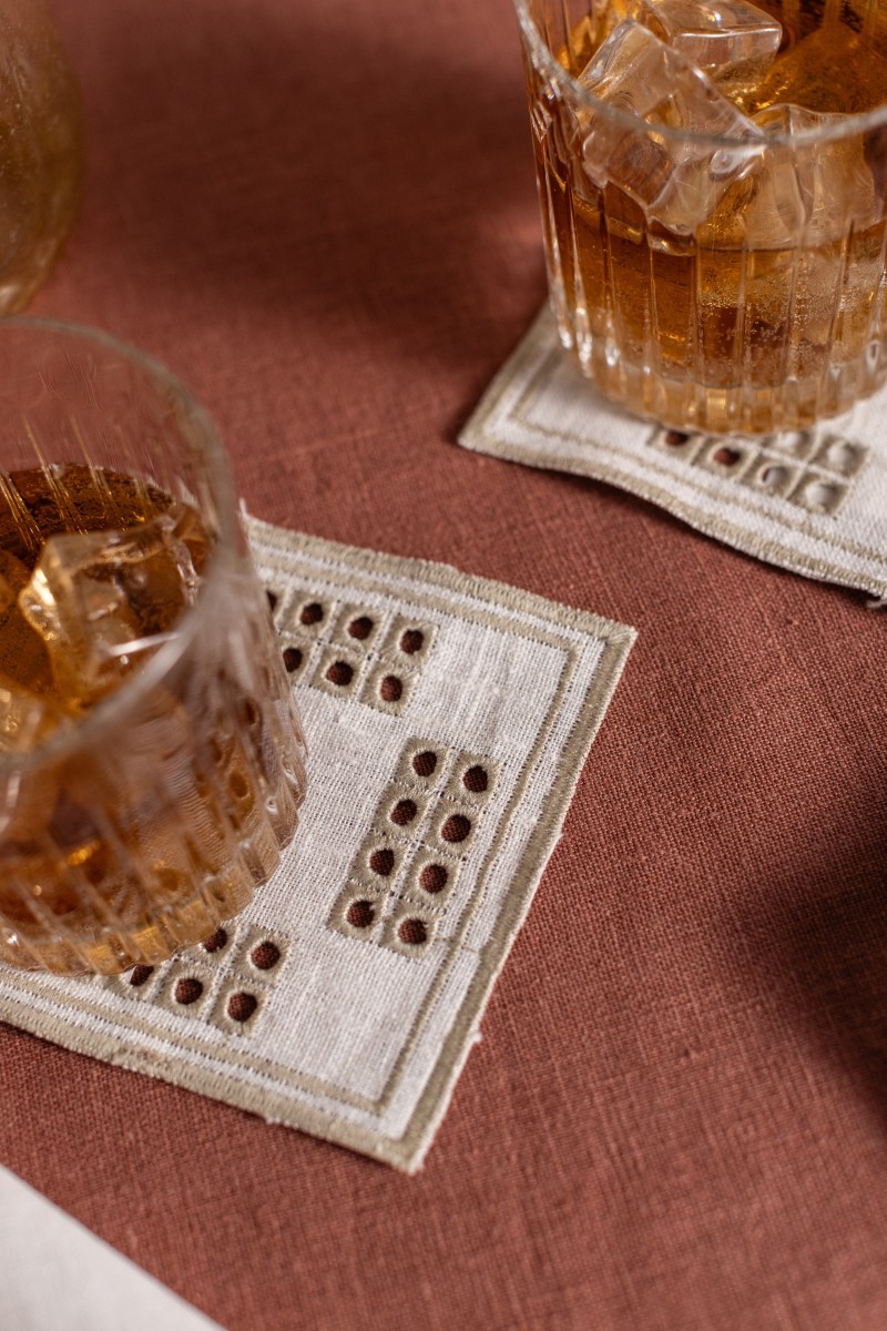 Lot de 6 sous-verres Erica