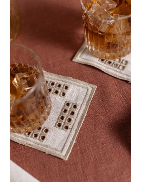 Lot de 6 sous-verres Erica