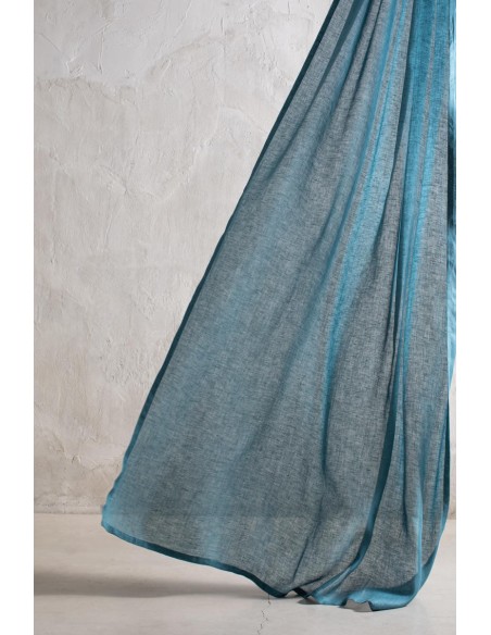 Rideau de gaze en pur lin