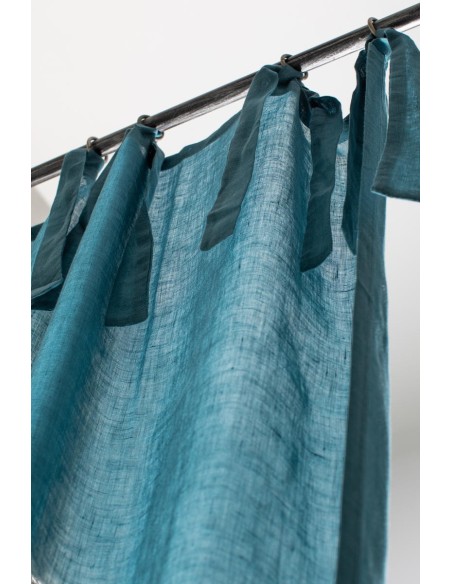 Rideau de gaze en pur lin