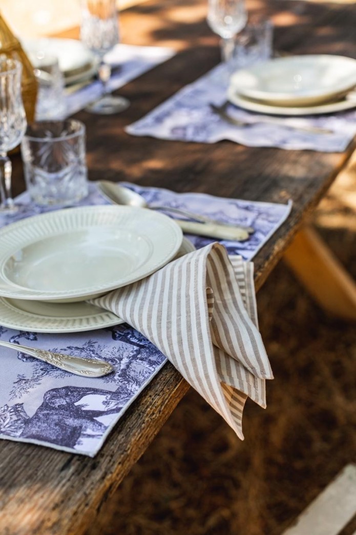 Placemat in Stain Resistant Cotton Filo