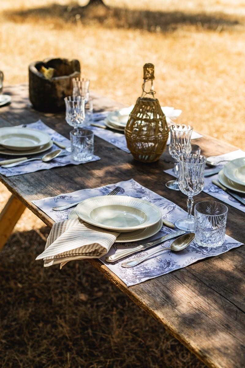 Placemat in Stain Resistant Cotton Filo