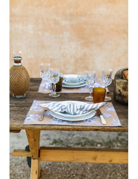 Placemat in Stain Resistant Cotton Filo
