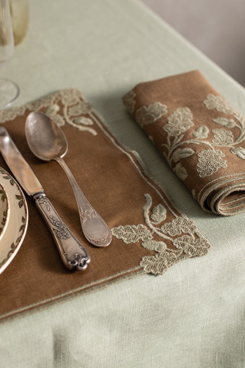 Set de table Quercia en lin anti-taches