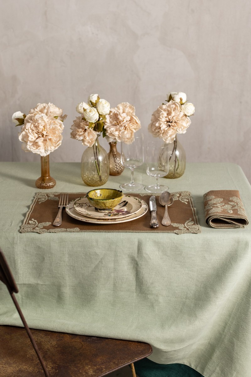 Set de table Quercia en lin anti-taches