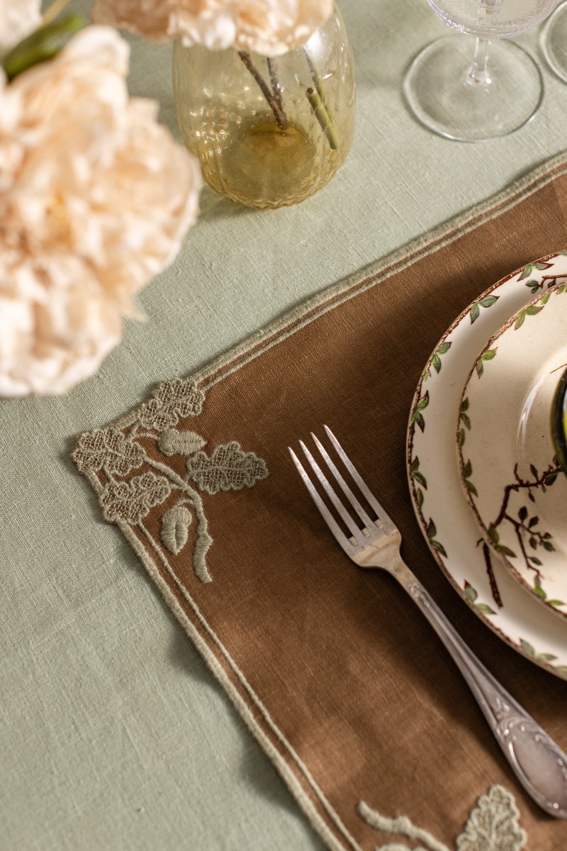 Set de table Quercia en lin anti-taches