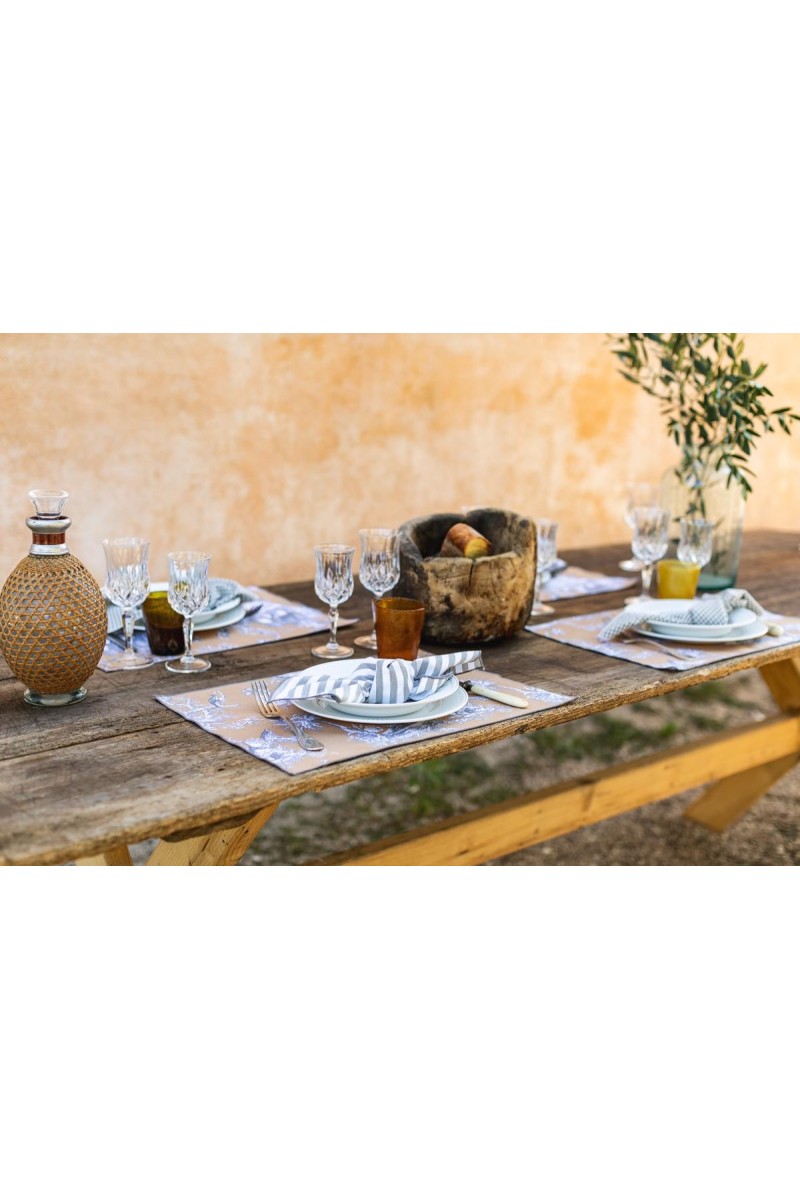 Placemat in Stain Resistant Cotton Filo
