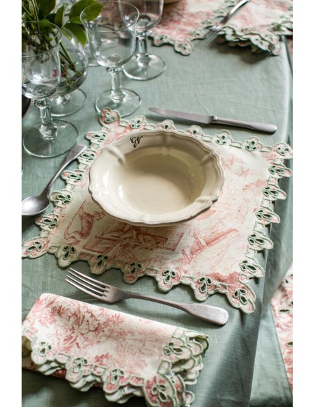 Set de table Amalfi en coton antitache