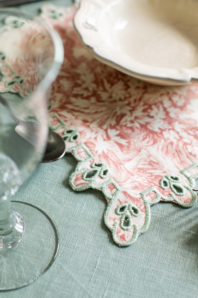 Amalfi Placemat in Stain Resistant Cotton