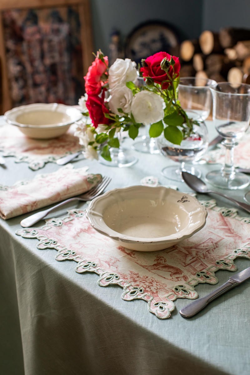 Set de table Amalfi en coton antitache