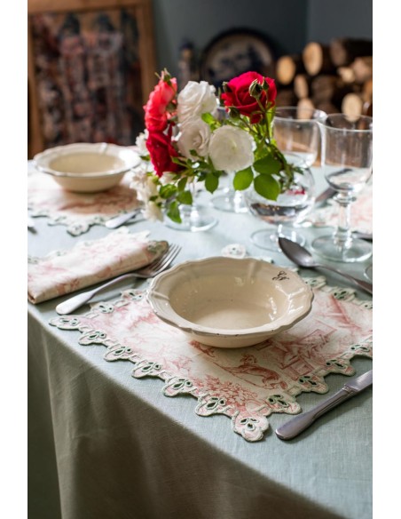 Set de table Amalfi en coton antitache