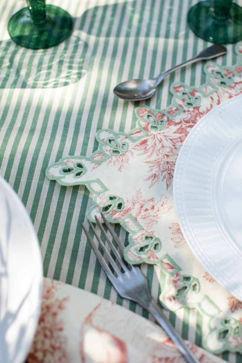 Amalfi Placemat in Stain Resistant Cotton